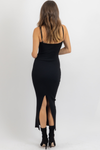 KALI BOATNECK RIBBED DRESS