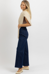 INDIGO DENIM WIDE LEG JEAN