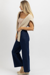 INDIGO DENIM WIDE LEG JEAN