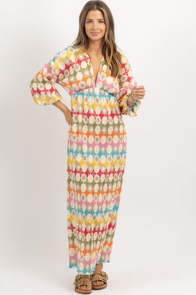 KATANA MULTICOLOR MAXI DRESS