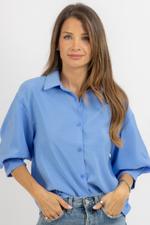 KATIE BLUE BLOUSE