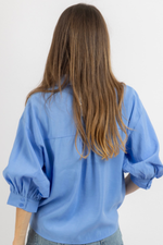 KATIE BLUE BLOUSE