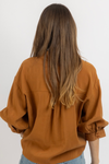 KATIE CAMEL BLOUSE