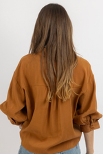 KATIE CAMEL BLOUSE