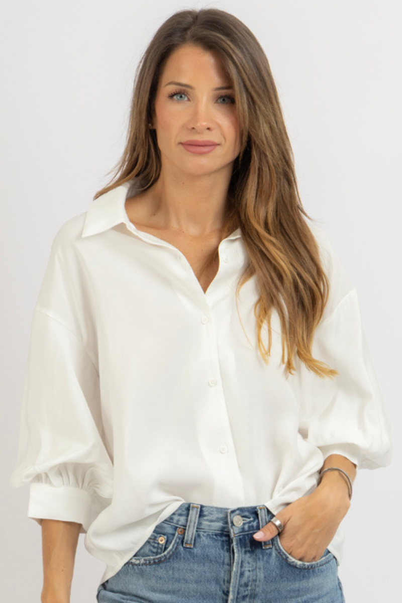 ESSENTIAL WHITE BLOUSE