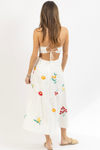 KIARA EMBROIDERED MIDI DRESS