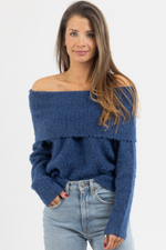 LANY OFF SHOULDER SWEATER