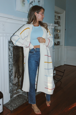 LELE MULTICOLOR KNIT CARDIGAN