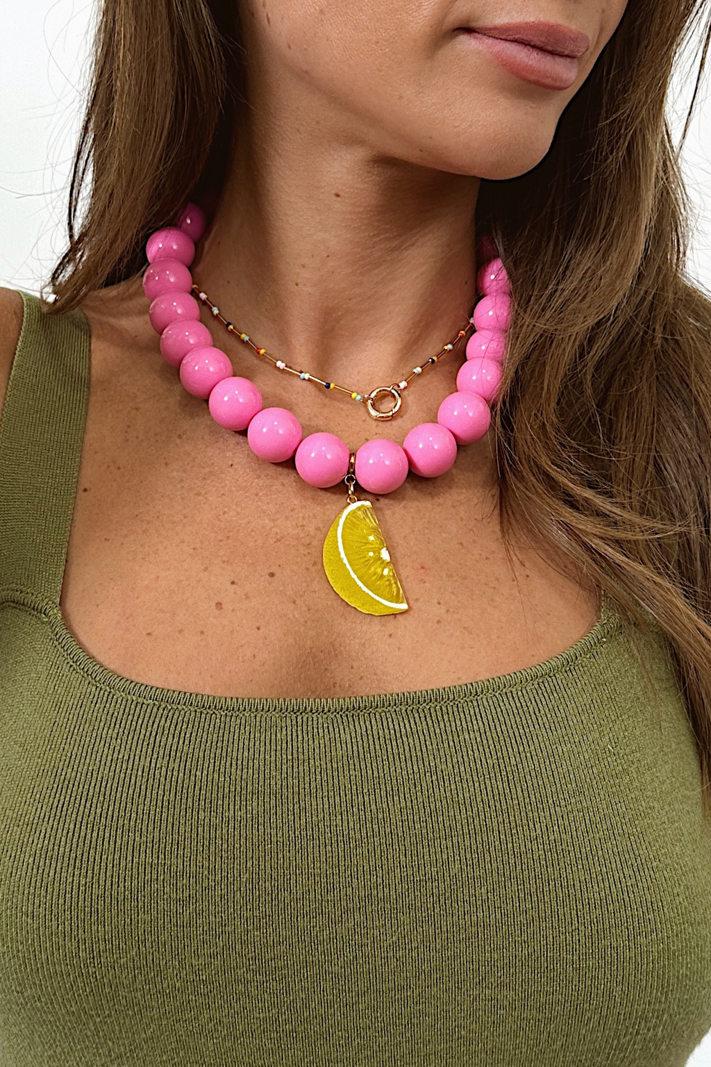 LEMON BAUBLE NECKLACE