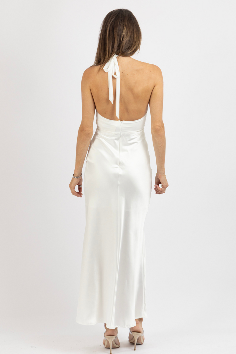 LEXA WHITE MAXI DRESS