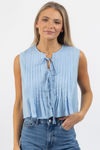 LILLIE LIGHT BLUE TOP