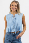 LILLIE LIGHT BLUE TOP