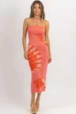 LOLA CORAL HALTER DRESS BY RONNY KOBO *BACK IN STOCK*