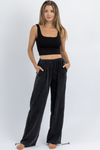TRAVELER BLACK CARGO JOGGER PANT