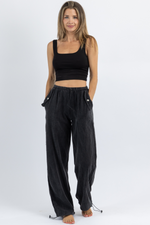 TRAVELER BLACK CARGO JOGGER PANT