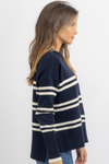 LUCILLE NAVY STRIPE SWEATER