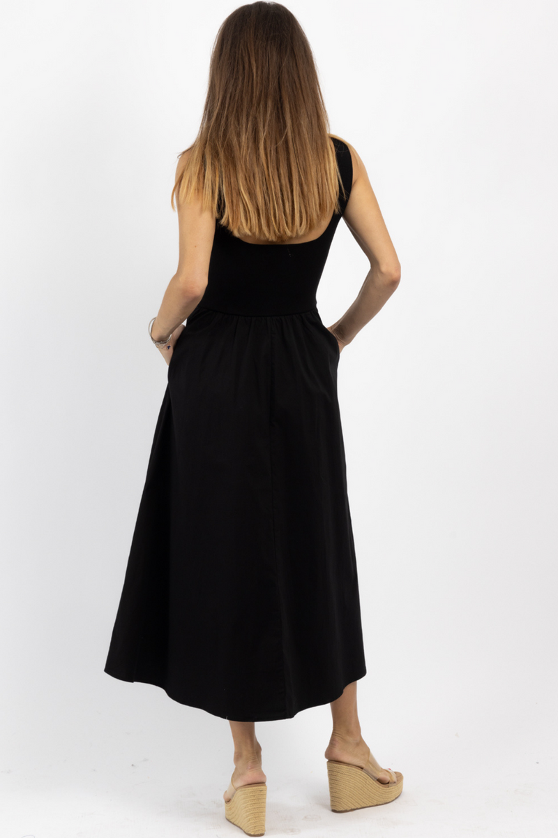 LUCINDA BLACK MAXI DRESS