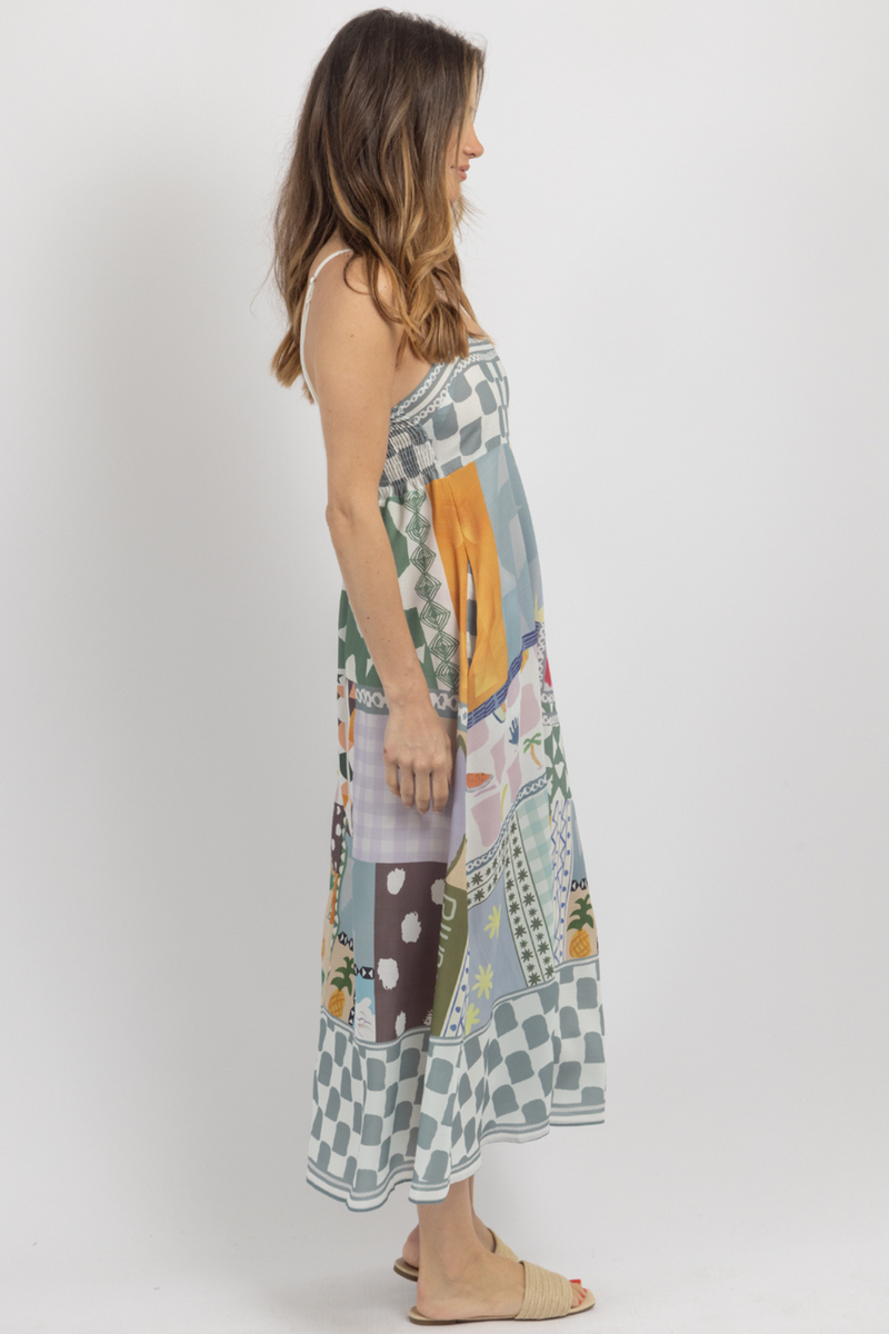 LUCKY GRAPHIC MAXI DRESS *RESTOCK COMING SOON*