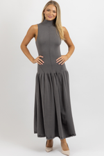 LUCY GREY MAXI DRESS