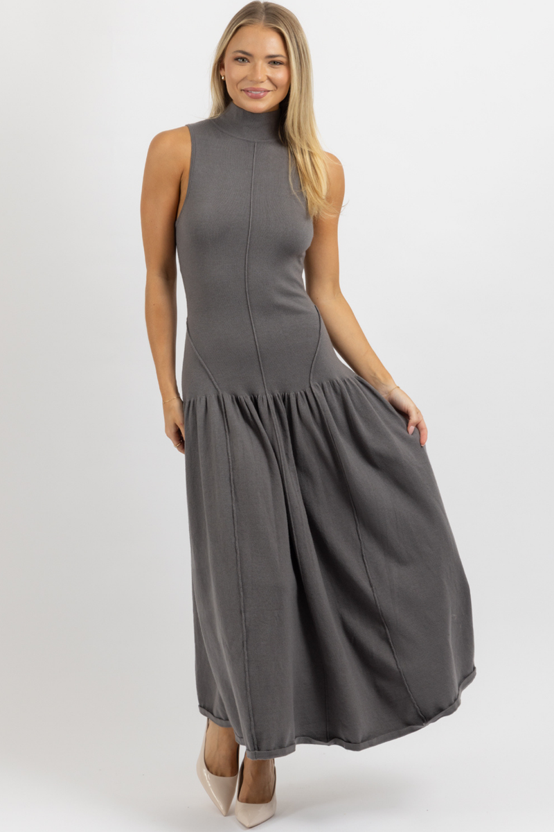 LUCY GREY MAXI DRESS