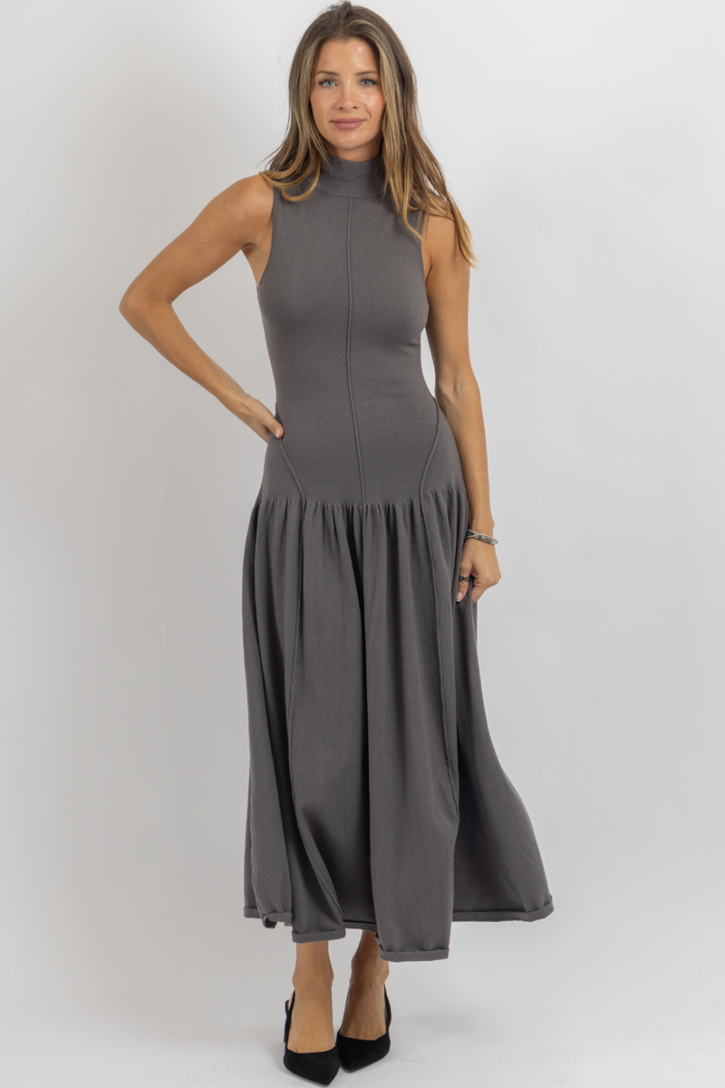 LUCY GREY MAXI DRESS