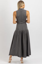 LUCY GREY MAXI DRESS