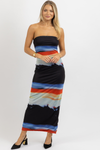 LYDIA MULTIPRINT MAXI DRESS