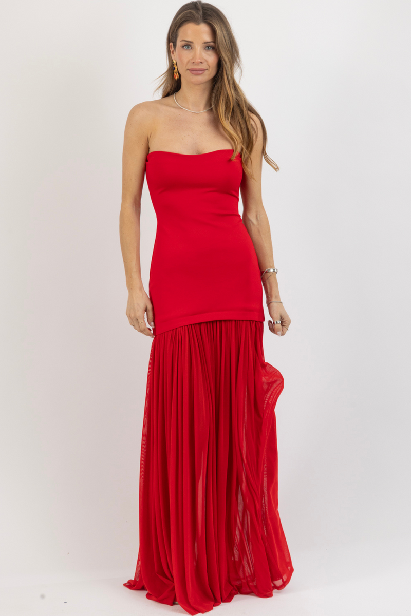 MARIELLA RED MAXI DRESS