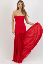 MARIELLA RED MAXI DRESS