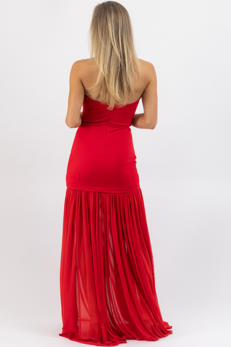 MARIELLA RED MAXI DRESS