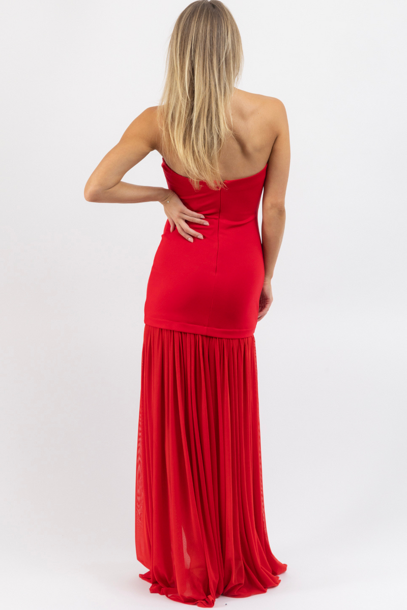 MARIELLA RED MAXI DRESS