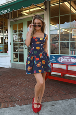 MARKET NAVY MINI DRESS