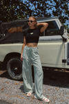 EXTRA OLIVES CROPPED TEE