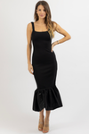 ANNELISE MIXED MEDIA DRESS