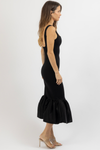 ANNELISE MIXED MEDIA DRESS