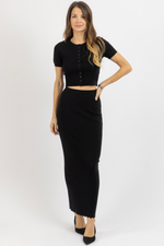 MIA MIDNIGHT SKIRT SET
