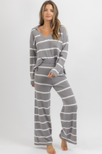 MIA STRIPED PANT SET