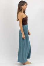MILANO BLUE LINEN DRESS