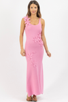 MISHA PINK KNIT DRESS