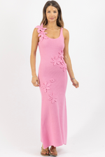 MISHA PINK KNIT DRESS