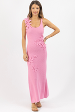 MISHA PINK KNIT DRESS