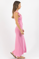 MISHA PINK KNIT DRESS