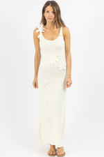 MISHA CREAM KNIT DRESS