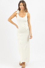 MISHA CREAM KNIT DRESS