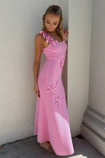 MISHA PINK KNIT DRESS *RESTOCK COMING SOON*