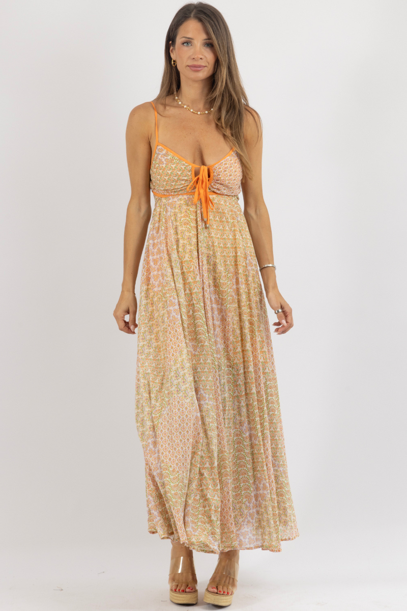 KIMA MIX MAXI DRESS