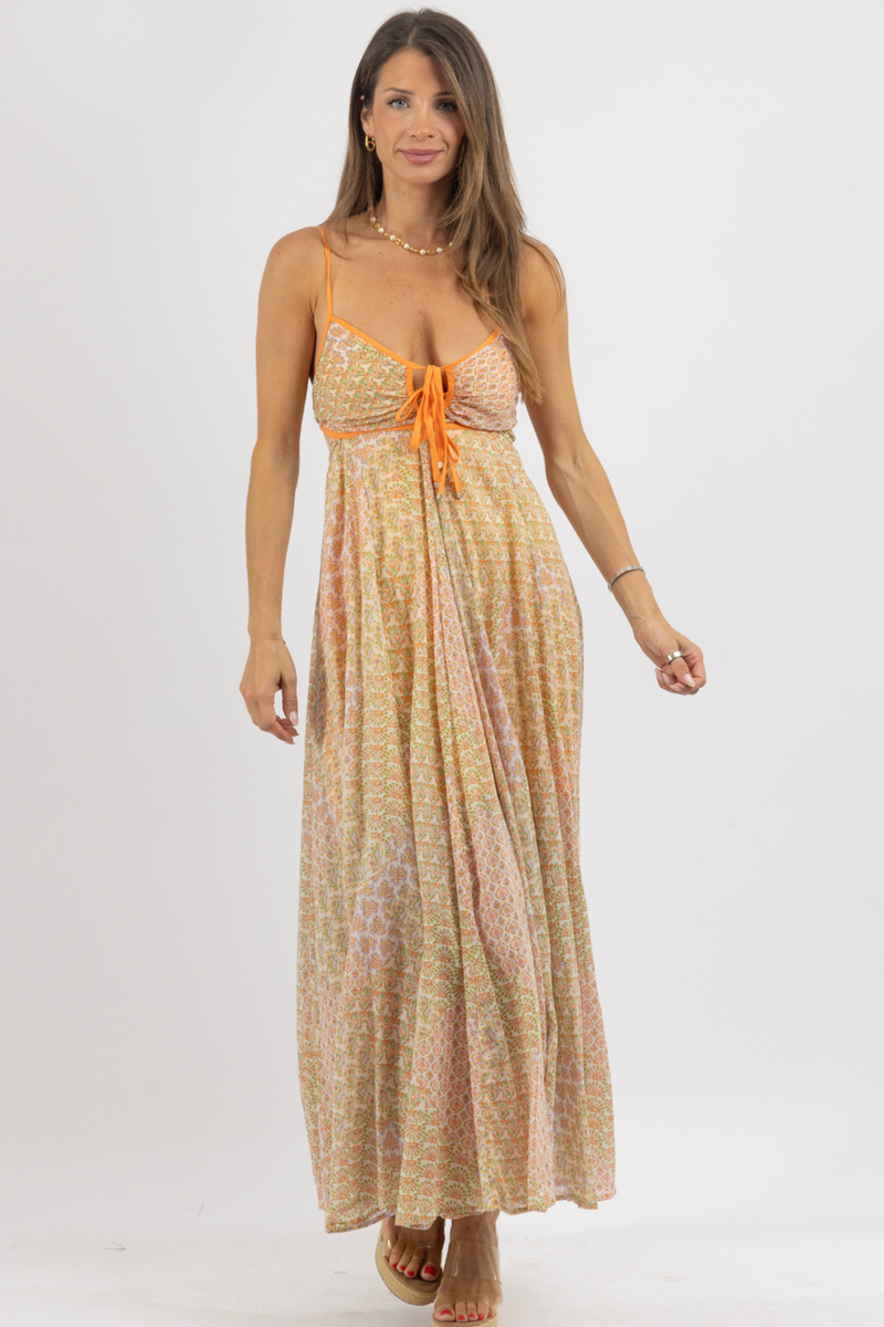 KIMA MIX MAXI DRESS