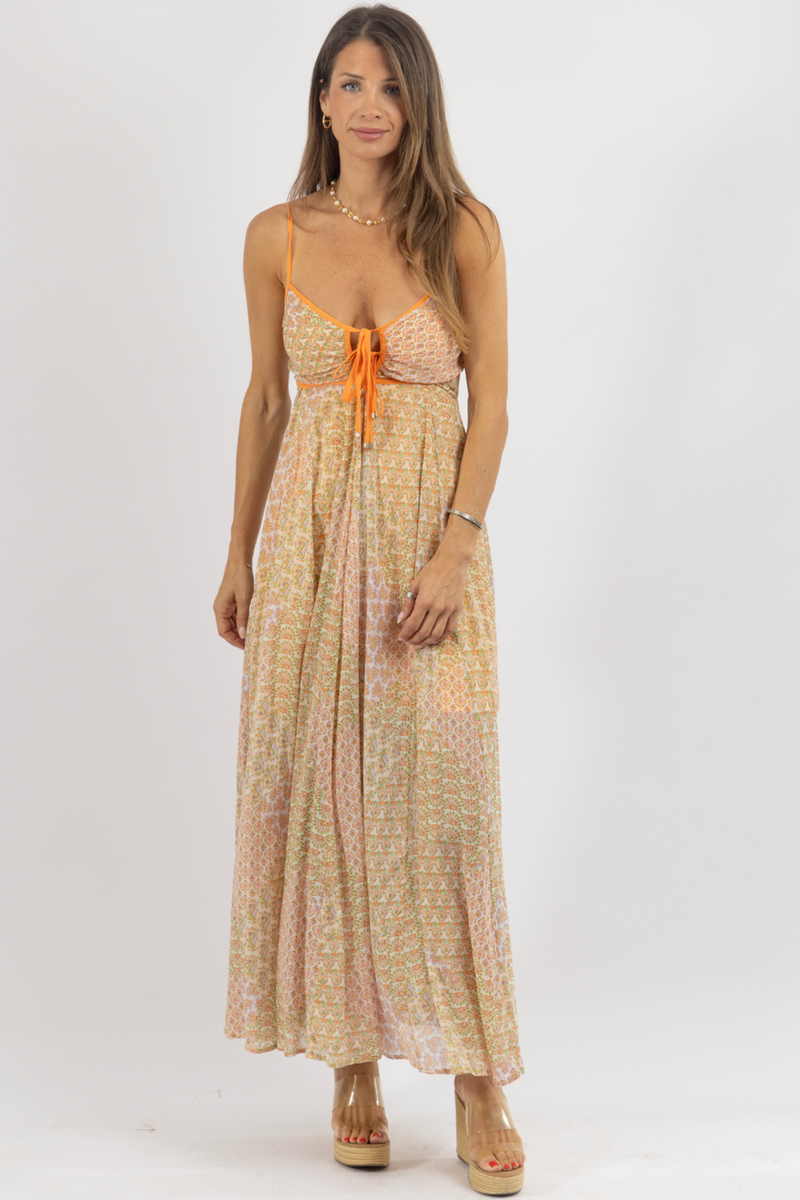 KIMA MIX MAXI DRESS