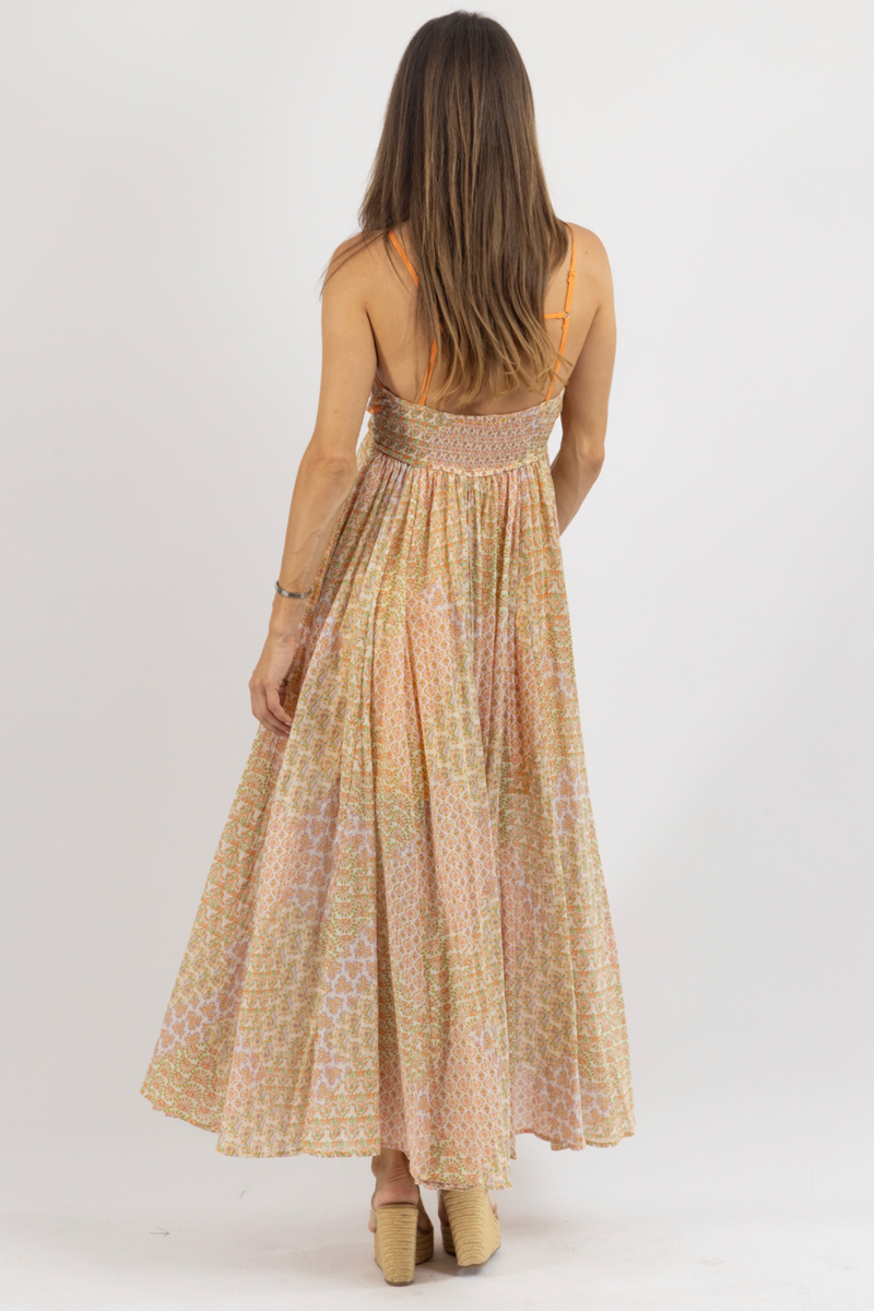 KIMA MIX MAXI DRESS