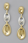 MIXED MARINER DROP EARRING
